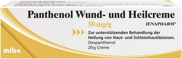 Panthenol Wund- und Heilcreme Jenapharm 20 G