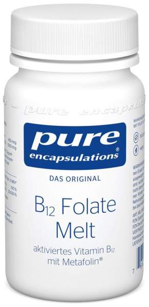 Pure Encapsulations B12 Folate Melt 90 Lutschtabletten