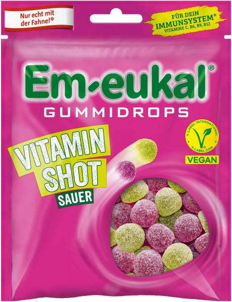 Em-Eukal Gummidrops Vitamin Shot Sauer 90 G