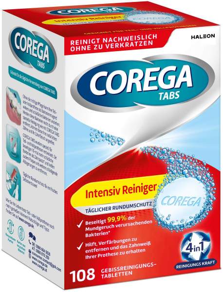Corega Tabs Intensiv Reiniger 108 Stück