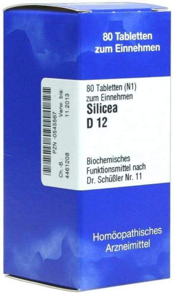 Biochemie 11 Silicea D12 Tabletten 80 Tabletten