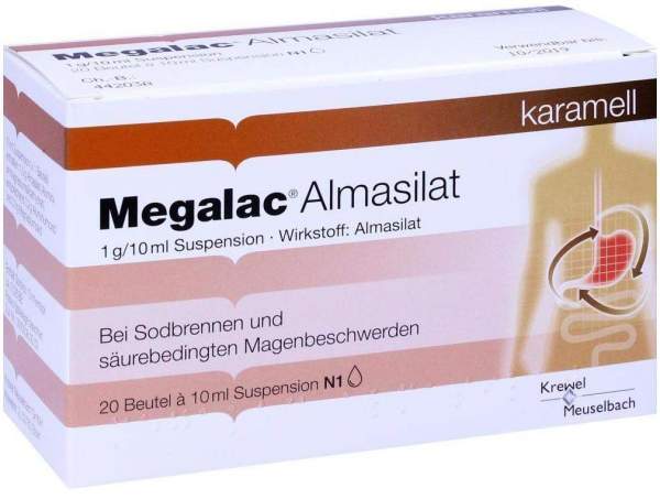 Megalac Almasilat 20 X 10 ml Suspension