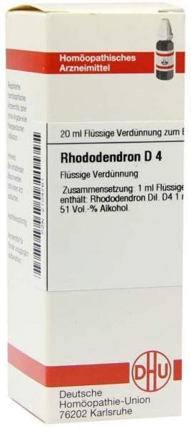 Rhododendron D 4 20 ml Dilution