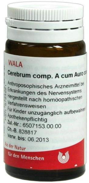 Wala Cerebrum Comp. A Cum Auro Comp. Globuli 20 G