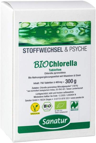 Biochlorella Pyren Sanatur 750 Tabletten