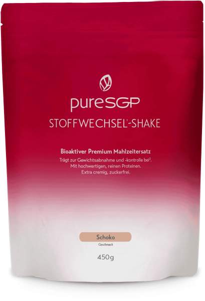 PureSGP Stoffwechsel-Shake Pulver Schoko 450 g