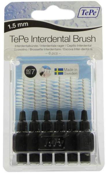 Tepe Interdentalbürste 1,5mm Schwarz