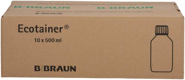 Kochsalzlösung 0,9% B.Braun Spüllösung Ecotainer 10 X 500 Ml...