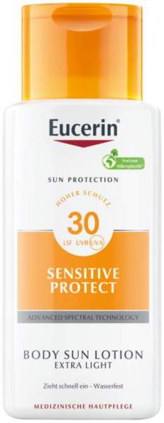 Eucerin Sensitive Protect Sun Extra Leicht LSF 30 150 ml Lotion