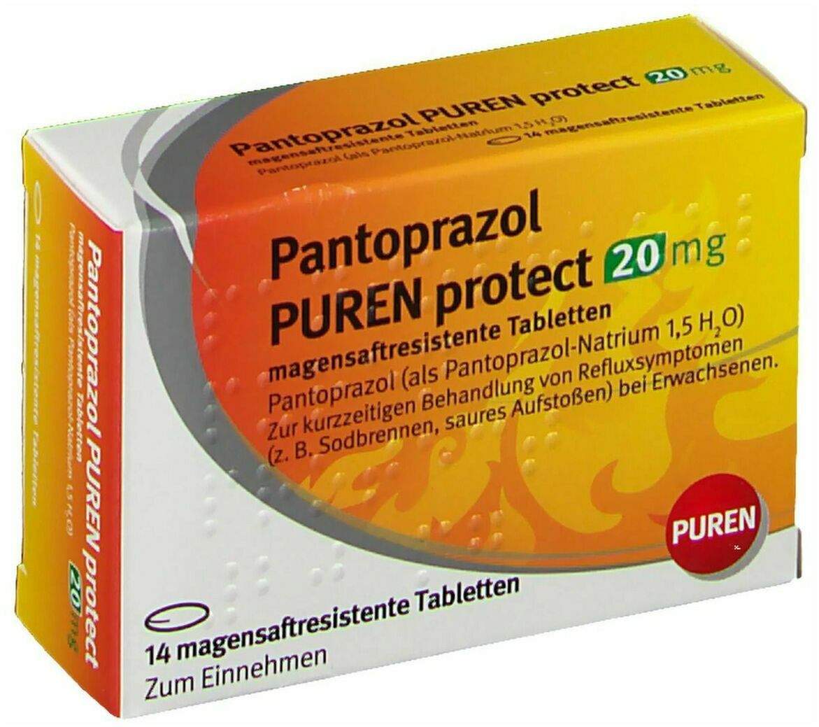 Pantoprazol Puren Protect 20 Mg 7 Magensaftresesistente Tabletten Kauf Volksversand 4769