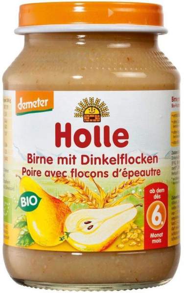 Holle Birne Mit Dinkelflocken 190 G Brei
