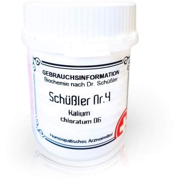 Schüssler Nr.4 Kalium Chloratum D6 1000 Tabletten