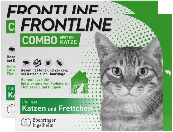 Frontline Combo Spot on Katze 2 x 6 Pipetten