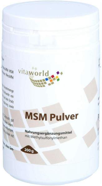 Msm 100% Rein Pulver 200 G
