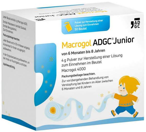 Macrogol ADGC Junior 4g Pulver 50 Beutel