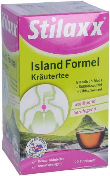 Stilaxx Island Formel Kräutertee Erwachsene 20 Stück