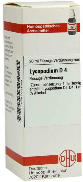 Lycopodium D4 Dhu 20 ml Dilution