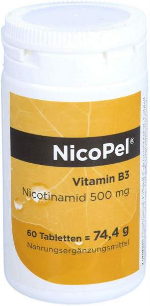 Nicopel Nicotinamid 500 mg Kapseln 60 Stück