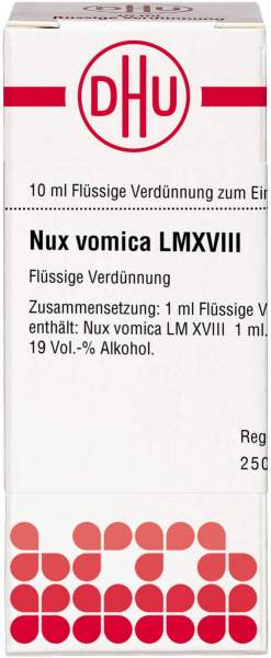 Dhu Nux Vomica Lmxviii Dilution 10 ml