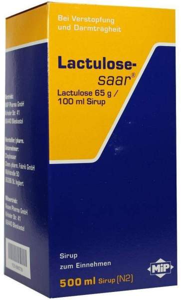 Lactulose-Saar Sirup 500 ml Sirup
