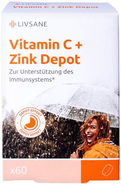 Livsane Vitamin C + Zink Depot 60 Retardtabletten