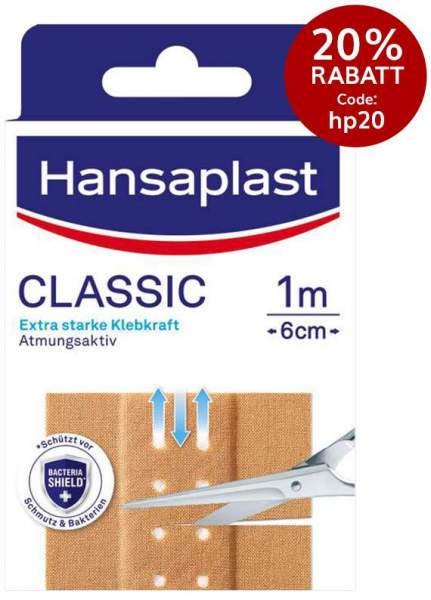 Hansaplast Classic Pflaster 1 m x 6 cm