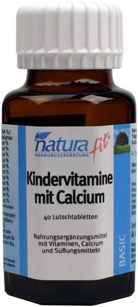 Naturafit Kindervitamine Mit Calcium 40 Lutschtabletten
