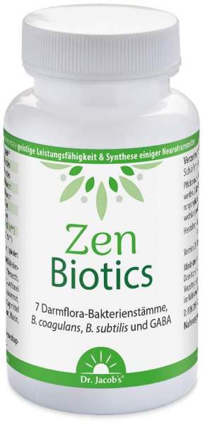 Zen Biotics Darmflora-Bakterien + GABA Dr.Jacob s 60 Kapseln