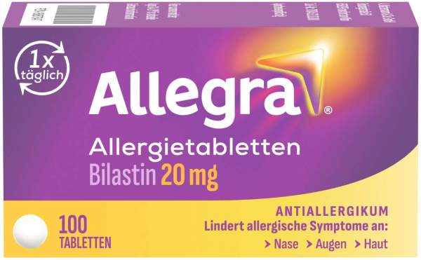 Allegra Allergietabletten 20 mg 100 Tabletten