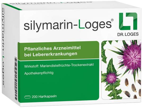 Silymarin-Loges Hartkapseln 200 Stück