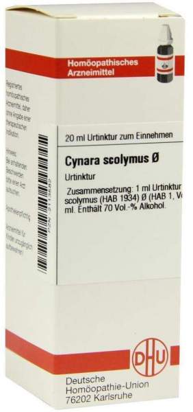Dhu Cynara Scolymus Urtinktur 20 ml Dilution