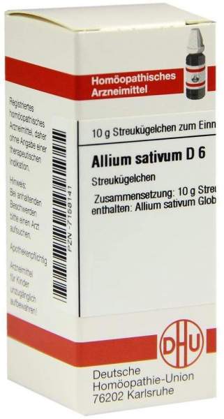 Allium Sativum D 6 Globuli