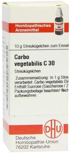 DHU Carbo vegetabilis C30 10 g Globuli