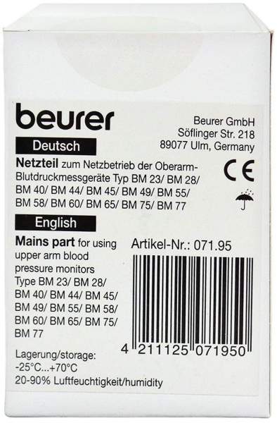 Beurer Bm28-77 Netzteil 1 Stück