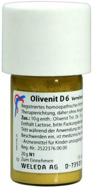Weleda Olivenit D6 20 G Trituration