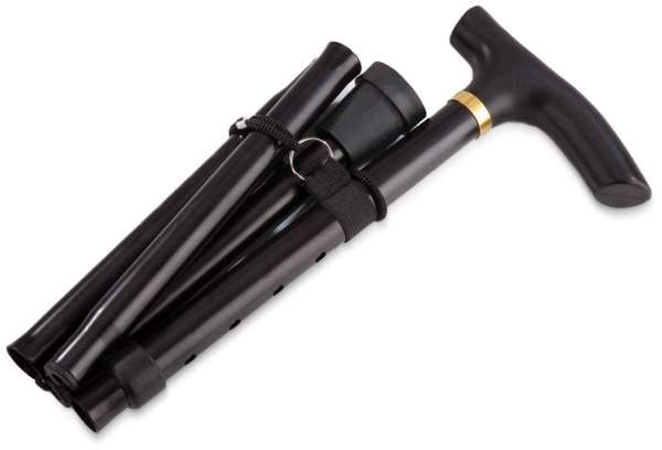 Gehstock faltbar und höhenverstellbar