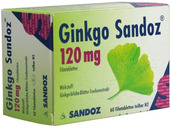 Ginkgo Sandoz 120 mg 60 Filmtabletten