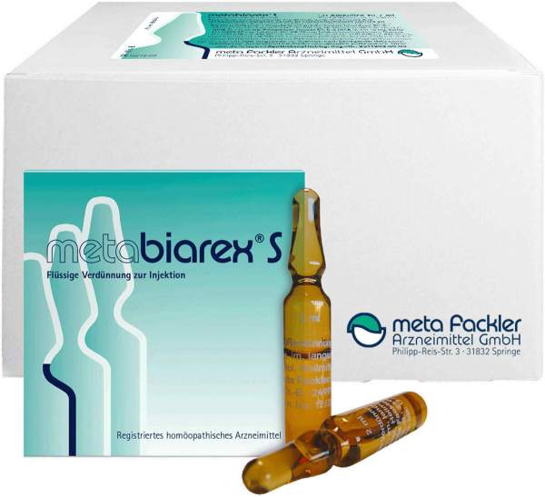Metabiarex S Injektionslösung 100 x 2 ml