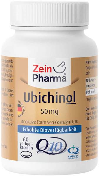 Ubichinol COQ 10 Kapseln 50 mg 60 Stk