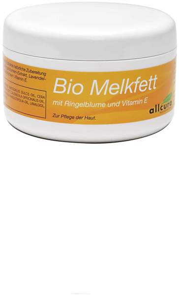 Melkfett Bio Mit Ringelblumen und Vitamin E 150 ml Creme