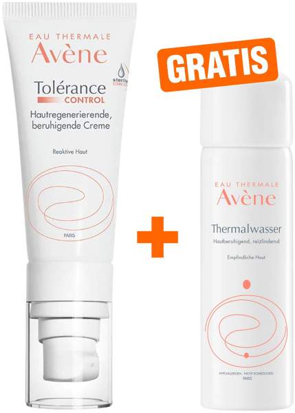 Avene Tolerance Control Creme 40ml + gratis Avene Thermalwasser Spray 50 ml