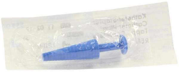 Katheter Stöpsel Steril Blau