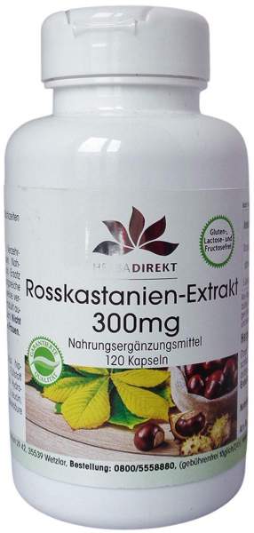 Rosskastanien Extrakt 300 mg 120 Kapseln