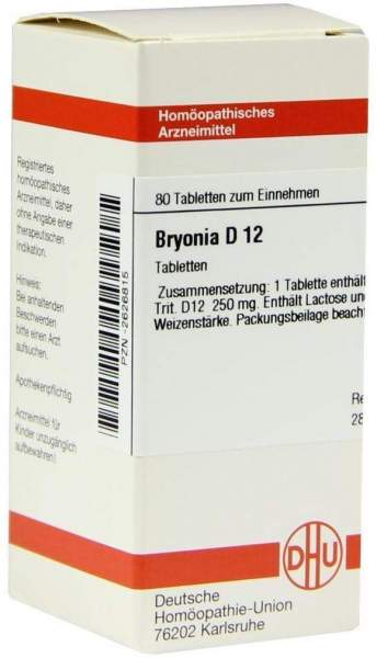 DHU Bryonia D12 80 Tabletten