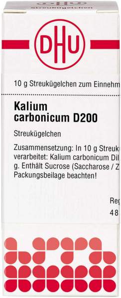 Dhu Kalium Carbonicum D200 Globuli 10 G