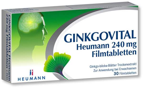 Ginkgovital Heumann 240 mg 30 Filmtabletten