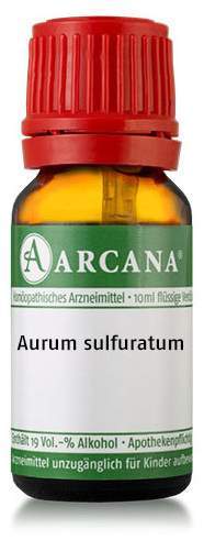 Aurum Sulfuratum Lm 3 Dilution 10 ml