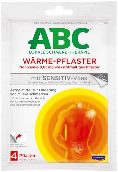 Hansaplast Med ABC Wärme-Pflaster sensitiv 4 Stück