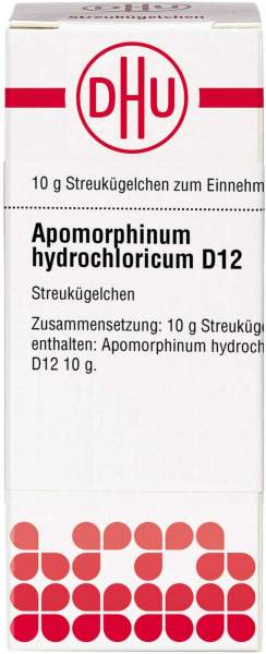 Dhu Apomorphinum Hydrochloricum D12 Globuli 10 G