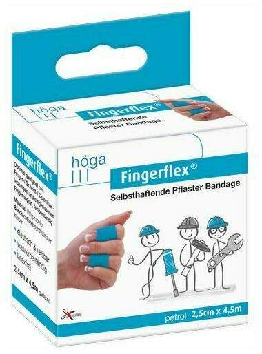 Fingerflex 2,5 cm X 4,5 M Petrol Latexfrei 1 Stück